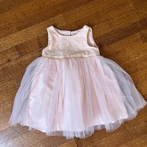 Tule and lace pink dress